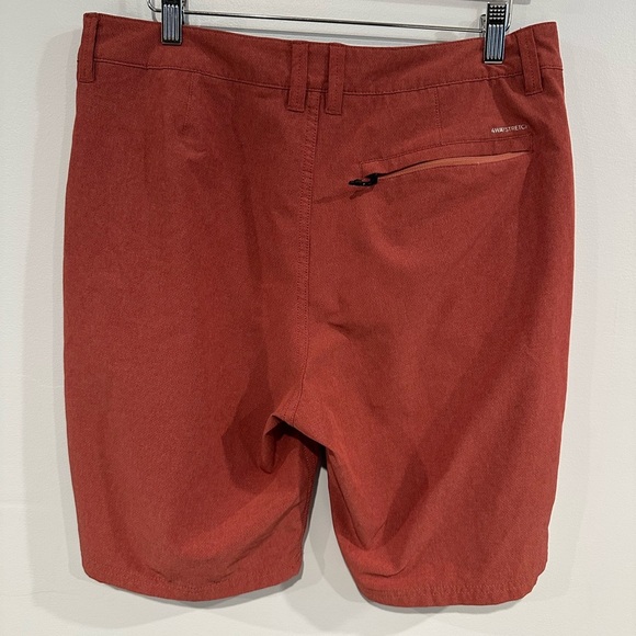 Quiksilver Amphibian Shorts Men’s 32 Rust Red 4-Way Stretch Quick-Dry Shorts - Picture 3 of 8